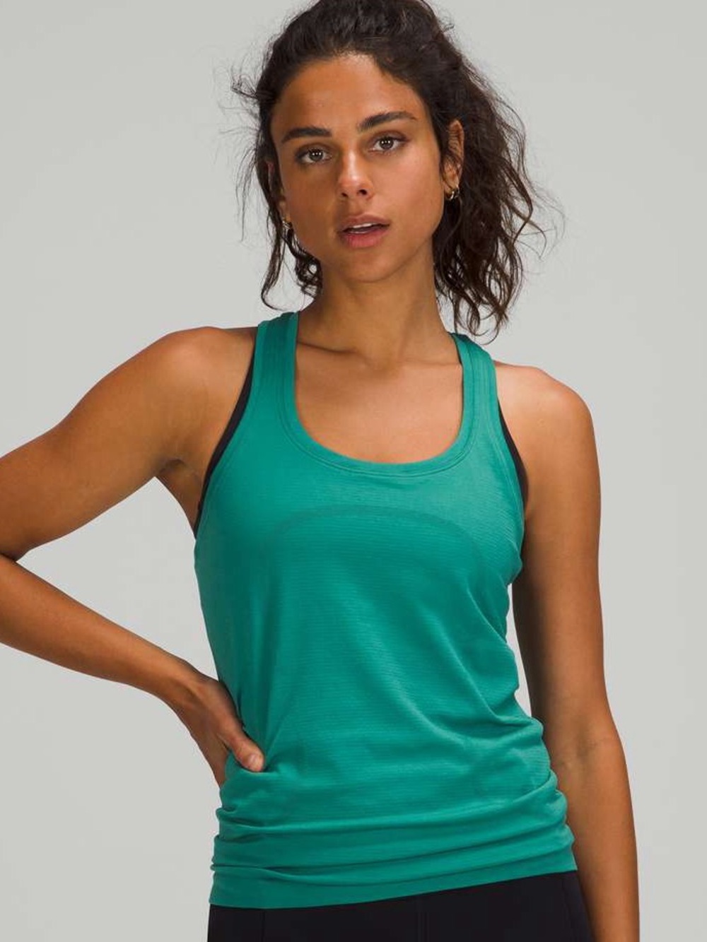 Lululemon Swiftly Tank Teal Forest Green 16